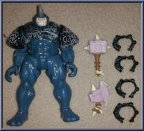 Rhino (Total Armor) from Spider-Man - Animated - Series 7 manufactured by Toy Biz [Loose]