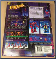 Spectacular Spider-Man / Scarlet Spider from Spider-Man - 12" Special Collector's Edition manufactured by Toy Biz [Back]