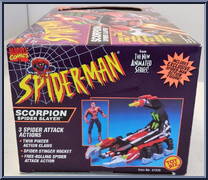 Scorpion Spider Slayer (with Spider-Man) from Spider-Man - Animated - Accessories manufactured by Toy Biz [Side]