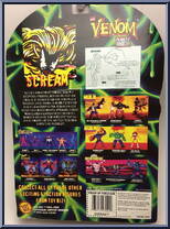 Scream from Spider-Man - Venom - Planet of the Symbiotes manufactured by Toy Biz [Back]