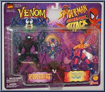 Spider Carnage and Wasp from Spider-Man - Canadian 2-Pack - Venom vs. Sneak Attack manufactured by Toy Biz [Front]