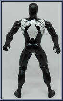 Spider-Man (Black Costume) from Spider-Man - Animated - Series 4 manufactured by Toy Biz [Loose]
