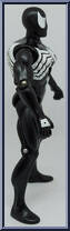 Spider-Man (Black Costume) from Spider-Man - Animated - Series 4 manufactured by Toy Biz [Loose]