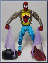 Spider-Man (Street Warrior) from Spider-Man - Spider Power - Series 1 manufactured by Toy Biz [Loose]