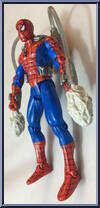 Spider-Man (Web Cannon) from Spider-Man - Animated - Series 6 manufactured by Toy Biz [Loose]