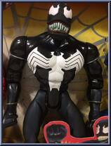 Spider-Man vs Venom from Spider-Man - 13" Big Time Action Hero manufactured by Toy Biz [Front]