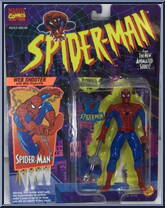 Spider-Man (Web Shooter) from Spider-Man - Animated - Series 1 manufactured by Toy Biz [Front]