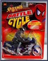 Battle Cycle - Venom from Spider-Man - Vehicles manufactured by Toy Biz [Front]