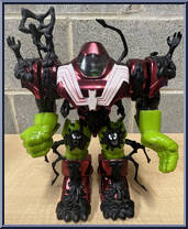 Venom (Red) from Spider-Man - Mega Armor manufactured by Toy Biz [Loose]