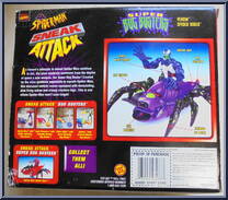 Venom Spider Rider from Spider-Man - Bug Busters (Super) manufactured by Toy Biz [Back]