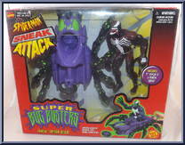 Venom Spider Rider from Spider-Man - Bug Busters (Super) manufactured by Toy Biz [Front]