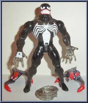 Venom (Stealth) from Spider-Man - Animated - Series 7 manufactured by Toy Biz [Loose]