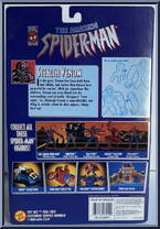 Venom (Stealth) from Spider-Man - Animated - Series 7 manufactured by Toy Biz [Back]