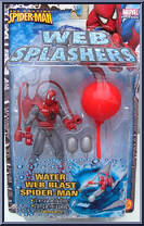 Spider-Man (Water Web Blast) from Spider-Man - Web Splashers - The Amazing manufactured by Toy Biz [Front]