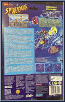 Spider-Man (Hydro Float) from Spider-Man - Web Splashers - Series 2 manufactured by Toy Biz [Back]