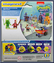Patrick & The Flying Dutchman from Spongebob Squarepants - Imaginext manufactured by Fisher-Price [Back]