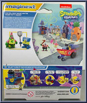 Superhero Spongebob & Superhero Patrick from Spongebob Squarepants - Basic Series manufactured by Fisher-Price [Back]