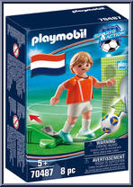 Soccer Player (Netherlands) from Sports & Action - Basic Series manufactured by Playmobil [Front]