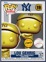 Lou Gehrig (Gold) (Chase) from Sports Legends - Pop! Vinyl Figures manufactured by Funko [Front]