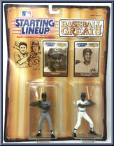 Ernie Banks / Billy Williams from Starting Lineup - Baseball - Greats manufactured by Kenner [Front]