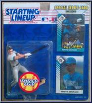 Benito Santiago (Extended) from Starting Lineup - Baseball - 1993 Series manufactured by Kenner [Front]