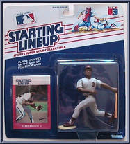 Chris Brown (Padres) from Starting Lineup - Baseball - 1988 Series manufactured by Kenner [Front]