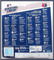 Dan Quisenberry (Royals) from Starting Lineup - Baseball - 1988 Series manufactured by Kenner [Back]