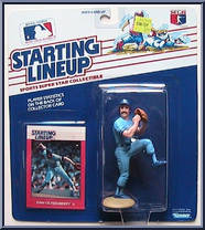 Dan Quisenberry (Royals) from Starting Lineup - Baseball - 1988 Series manufactured by Kenner [Front]