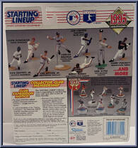 Darren Daulton (Philadelphia Phillies) from Starting Lineup - Baseball - 1995 Series manufactured by Kenner [Back]