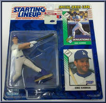 Eric Karros from Starting Lineup - Baseball - 1993 Series manufactured by Kenner [Front]