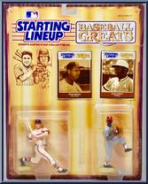 Stan Musial / Bob Gibson from Starting Lineup - Baseball - Greats manufactured by Kenner [Front]