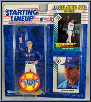 Nolan Ryan (Rangers) (Extended) from Starting Lineup - Baseball - 1993 Series manufactured by Kenner [Front]