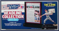 Tom Glavine from Starting Lineup - Baseball - Headline Collection - 1993 manufactured by Kenner [Front]