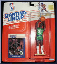Derek Harper from Starting Lineup - Basketball - 1988 Series manufactured by Kenner [Front]