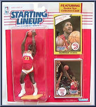 Dominique Wilkins from Starting Lineup - Basketball - 1990 Series manufactured by Kenner [Front]