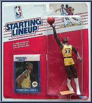 Kareem Abdul-Jabbar from Starting Lineup - Basketball - 1988 Series manufactured by Kenner [Front]