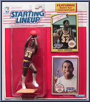 Magic Johnson from Starting Lineup - Basketball - 1990 Series manufactured by Kenner [Front]
