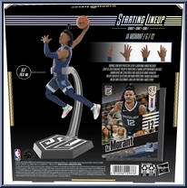 Ja Morant from Starting Lineup - Basketball - Basic Series manufactured by Hasbro [Back]