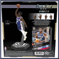 Joel Embiid from Starting Lineup - Basketball - Basic Series manufactured by Hasbro [Back]