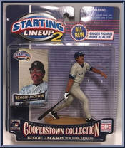 Reggie Jackson from Starting Lineup - Cooperstown Collection - 2001 Series manufactured by Kenner [Front]