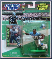 Barry Sanders from Starting Lineup - Football - 1999 Series manufactured by Kenner [Front]