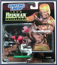 Herschel Walker from Starting Lineup - Football - Heisman Collection - 1998 manufactured by Kenner [Front]