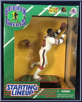 Jerry Rice from Starting Lineup - Football - Gridiron Greats - 1997 manufactured by Kenner [Front]