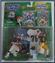 Jim Harbaugh / Jim Harbaugh from Starting Lineup - Football - Classic Doubles - 1998 manufactured by Kenner [Front]