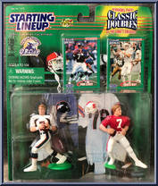 John Elway / John Elway from Starting Lineup - Football - Classic Doubles - 1998 manufactured by Kenner [Front]