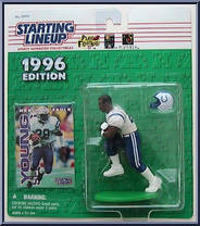 Marshall Faulk from Starting Lineup - Football - 1996 Series manufactured by Kenner [Front]
