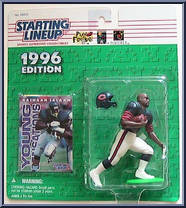Rashaan Salaam from Starting Lineup - Football - 1996 Series manufactured by Kenner [Front]