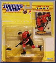 Chris Chelios from Starting Lineup - Hockey - 1997 Series manufactured by Kenner [Front]