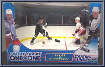 Brett Hull / Wayne Gretzky from Starting Lineup - Hockey - One on One - 1999 manufactured by Kenner [Front]