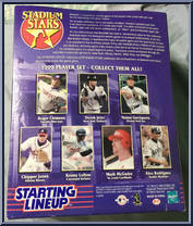 Nomar Garciaparra from Starting Lineup - Stadium Stars - 1999 Series manufactured by Kenner [Back]